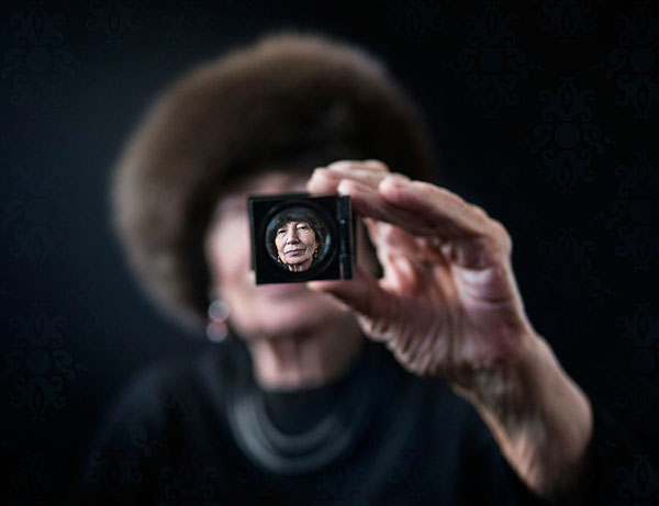 Photograph Marianna Armata Proofing Glass on One Eyeland